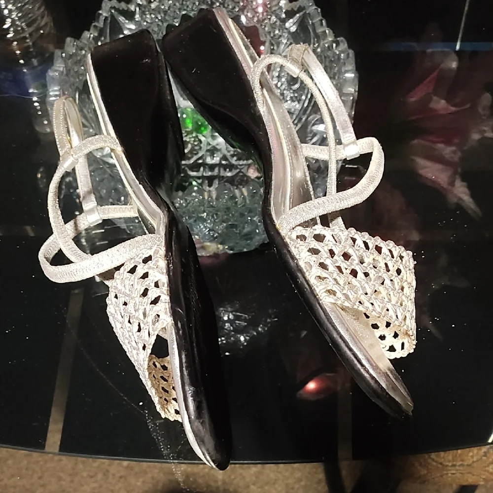 Elegant Silver Sandals